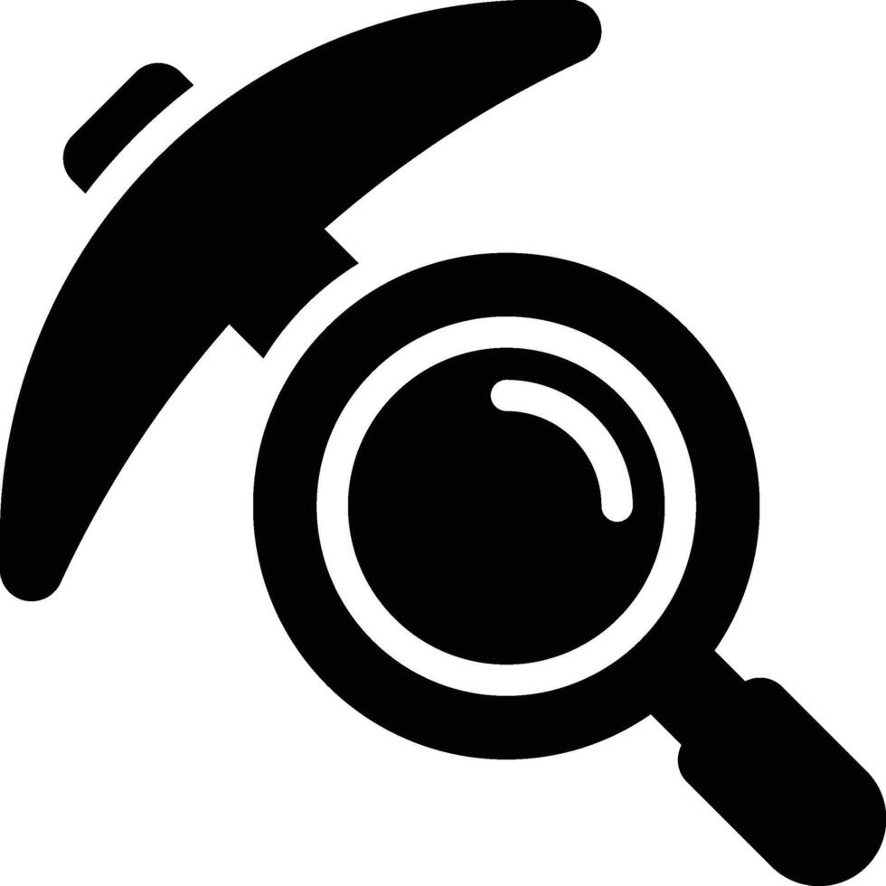 Archaeology, Archeology, Science Glyph Solid Icon vector