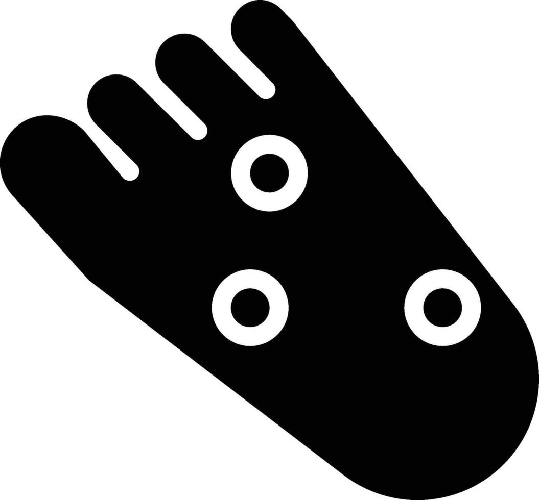 Reflexology, Foot Massage, Reflexes Glyph Solid Icon vector