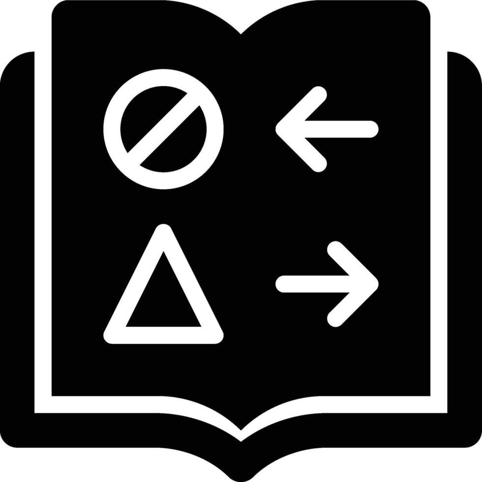 Semiotics, Semiology, Science Glyph Solid Icon vector