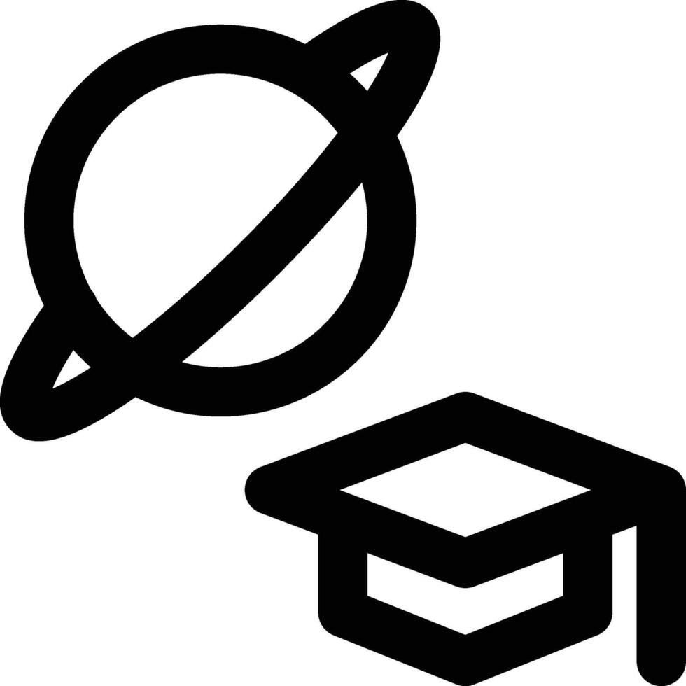 Astronomy, Astronomical, Education Outline Icon vector