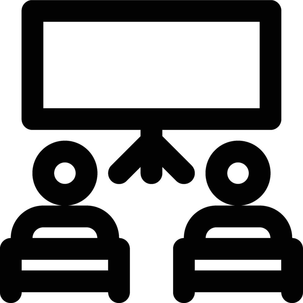 Classroom, Class, School Outline Icon vector
