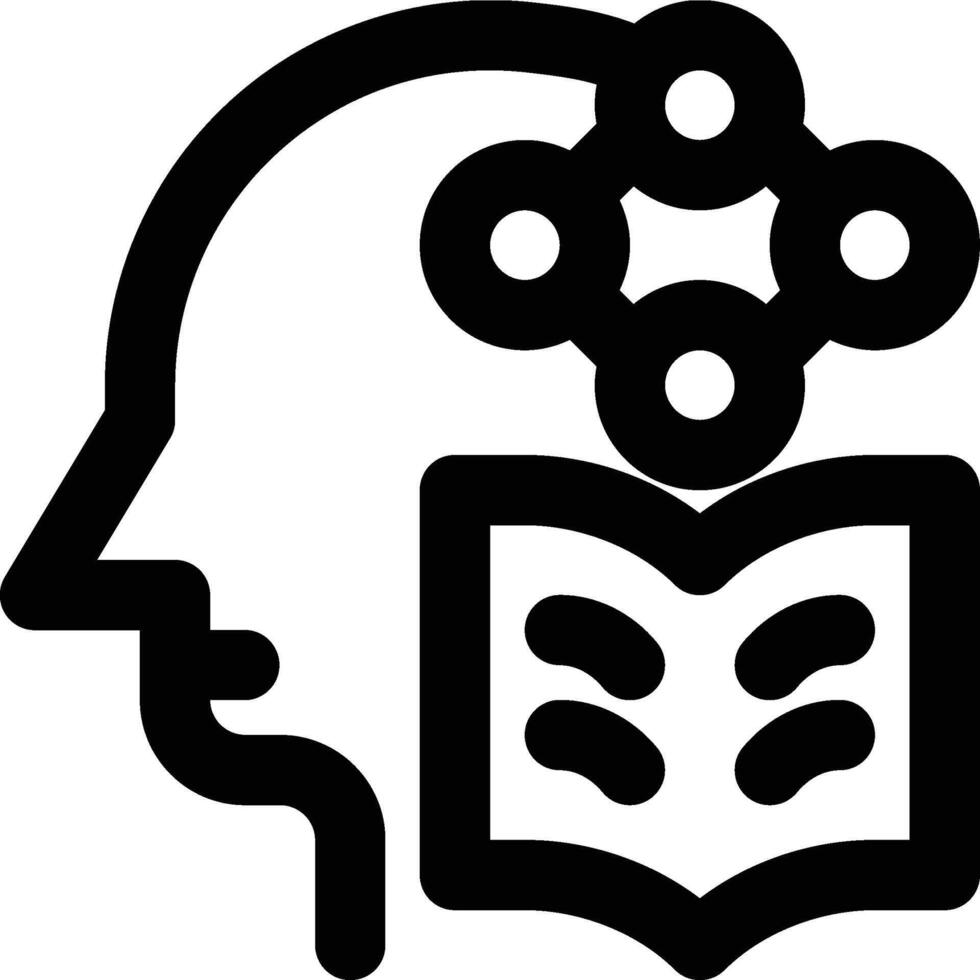 Psychological Education, Psychology, Education Outline Icon vector