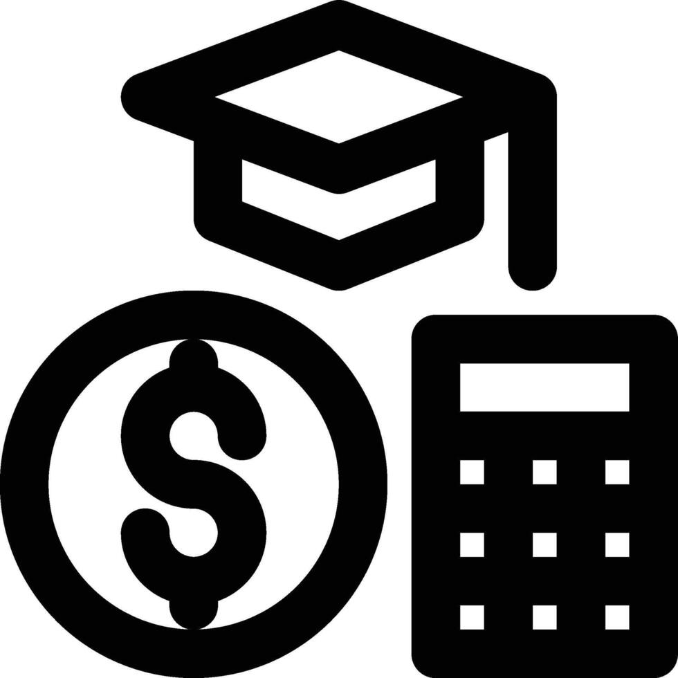 Accounting, Financial, Finance Outline Icon vector