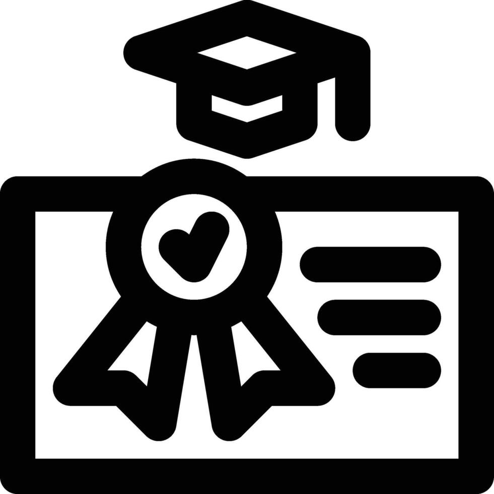 Certificate, Standard, Accreditation Outline Icon vector