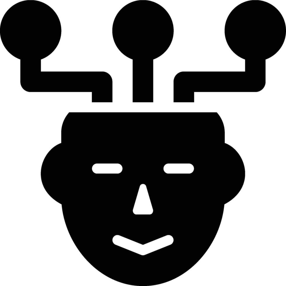 Cognitive, Mental, Education Glyph Solid Icon vector