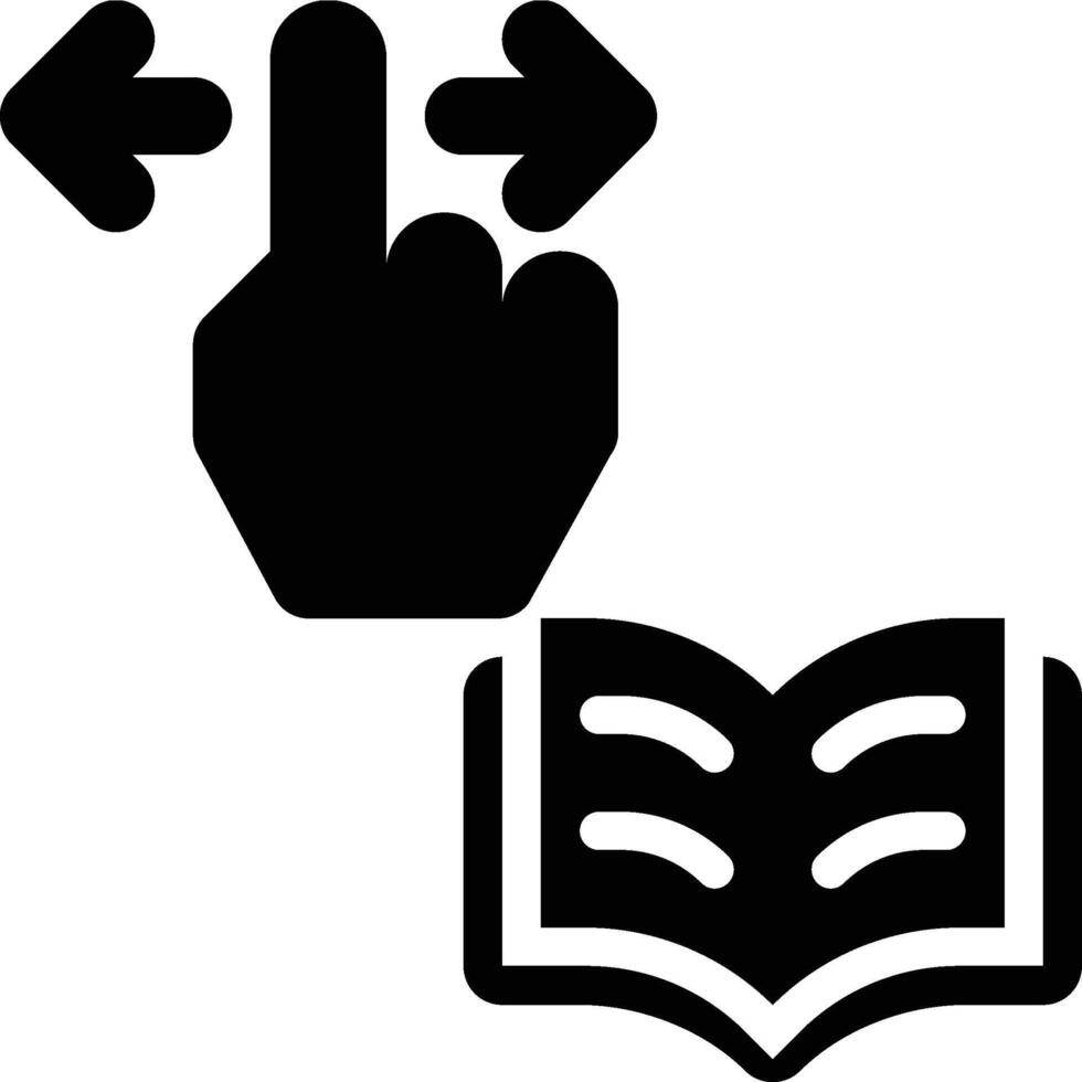 Kinesthetic Learning, Practice, Learning Glyph Solid Icon vector