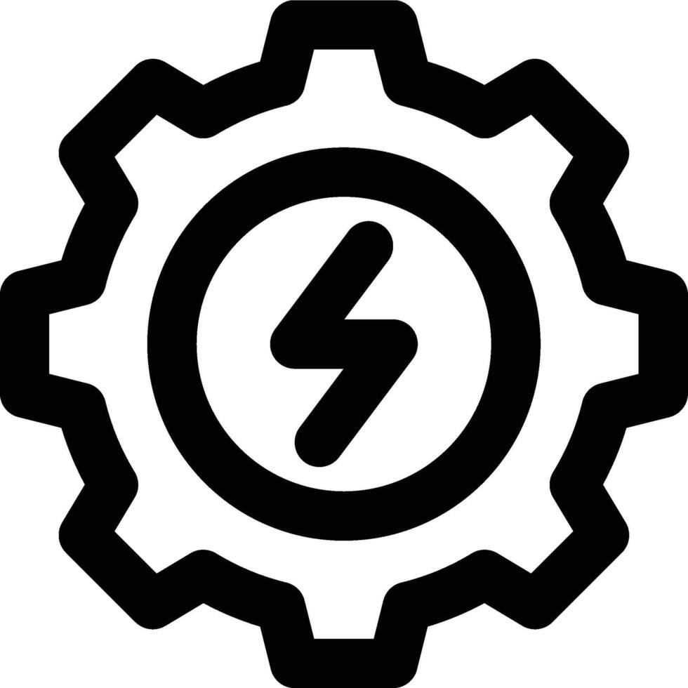 Power Engineering, Electrical Engineering, Electronic Engineering Outline Icon vector