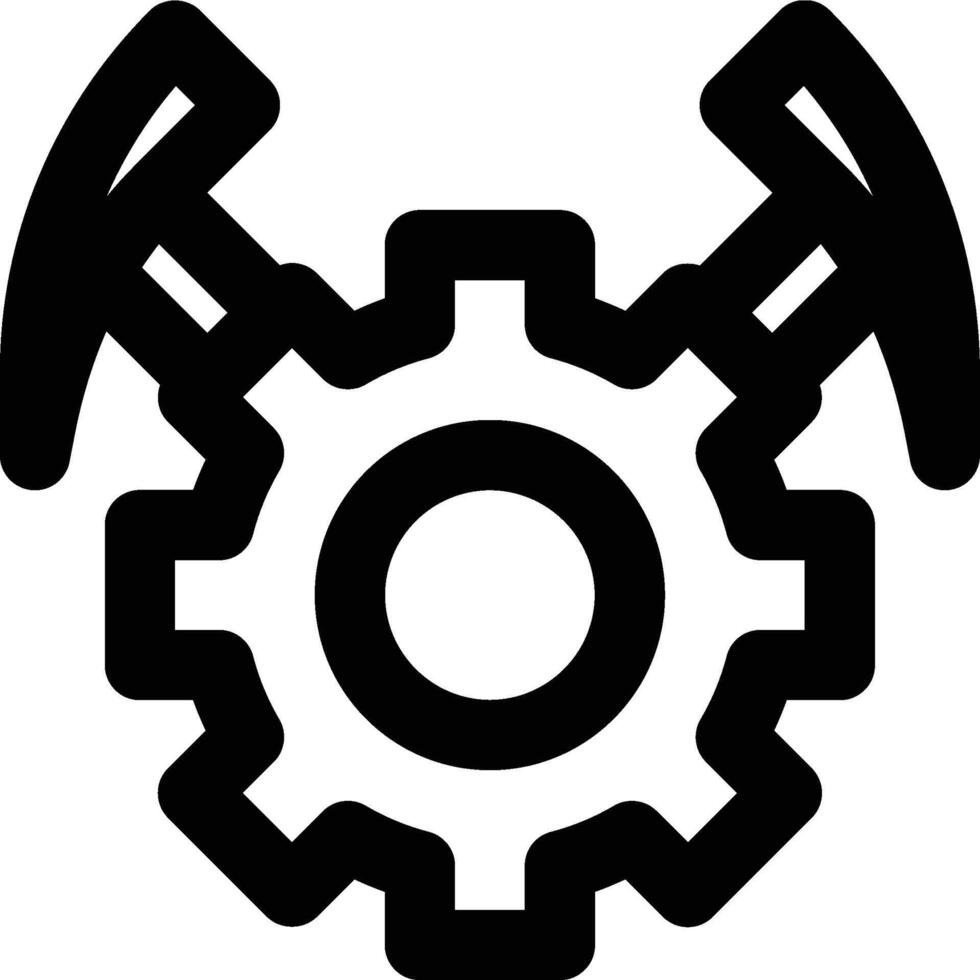 Mining, Engineering, Geological Engineering Outline Icon vector