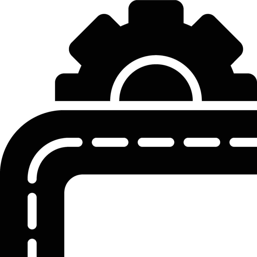 Transportation Engineering, Transport Engineering, Transportation Glyph Solid Icon vector