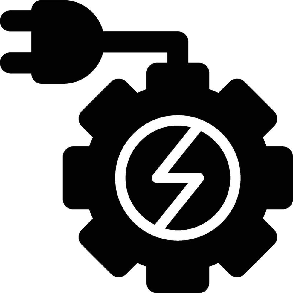 Electrical Engineering, Electric, Engineering Glyph Solid Icon vector