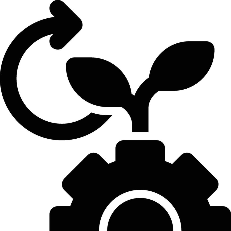 Bioprocess Engineering, Biological Engineering, Biotechnology Glyph Solid Icon vector