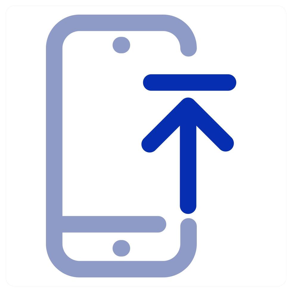 Upload Mobile and phone vector