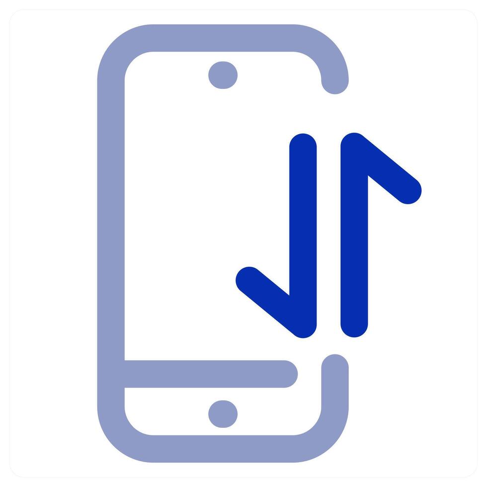 Mobile Sync and phone vector