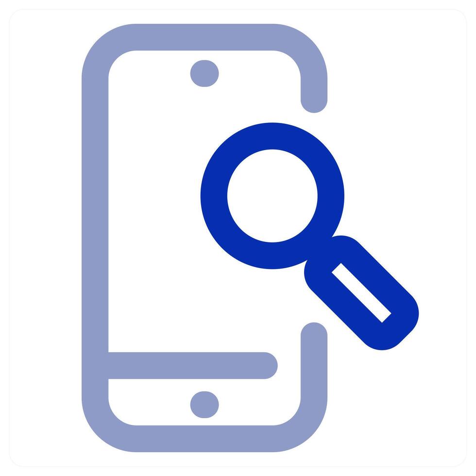 Search Mobile and phone vector