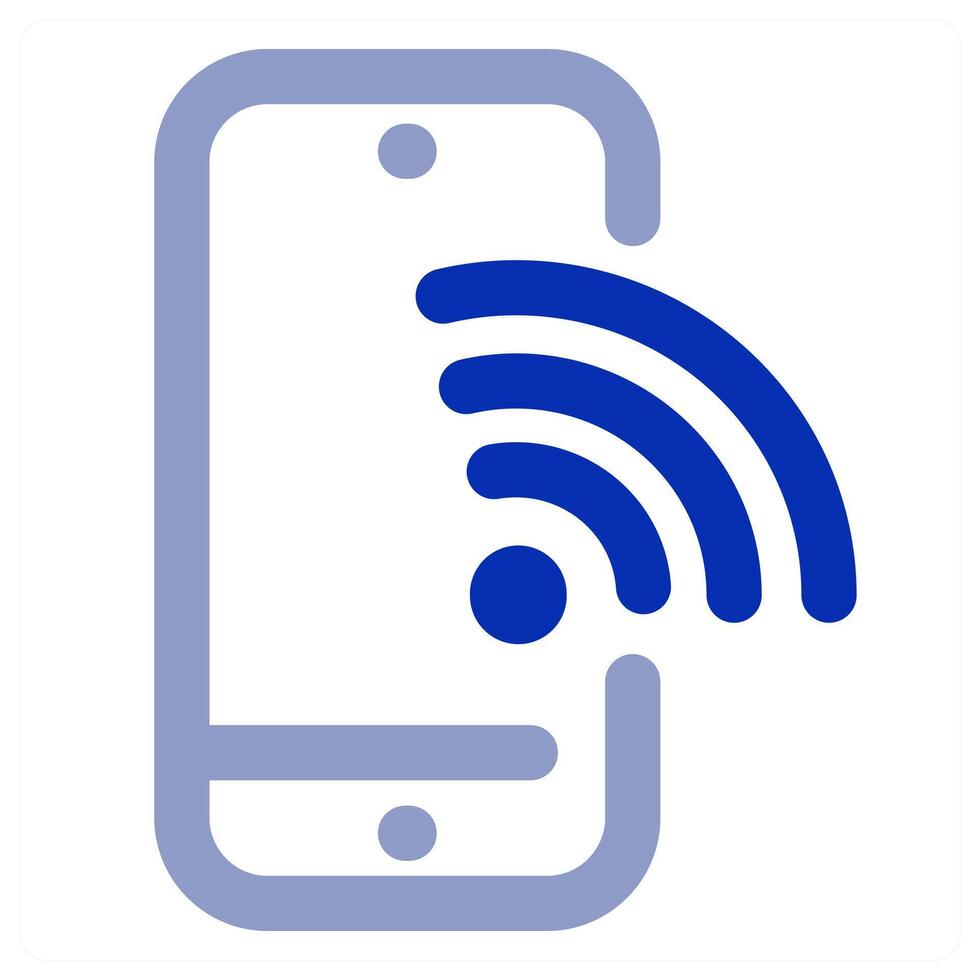Mobile Wifi and phone vector