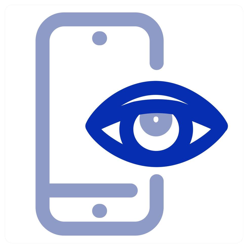 Mobile Vision and phone vector
