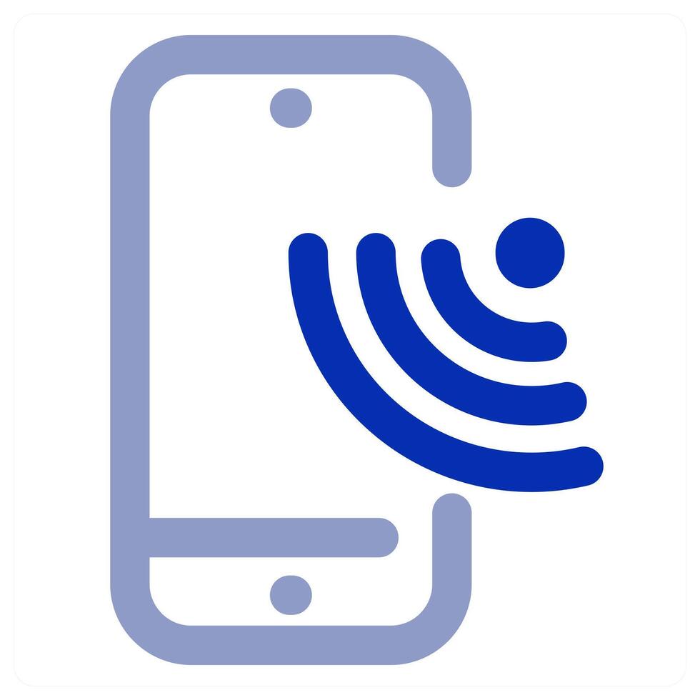 Mobile Wifi and phone icon vector