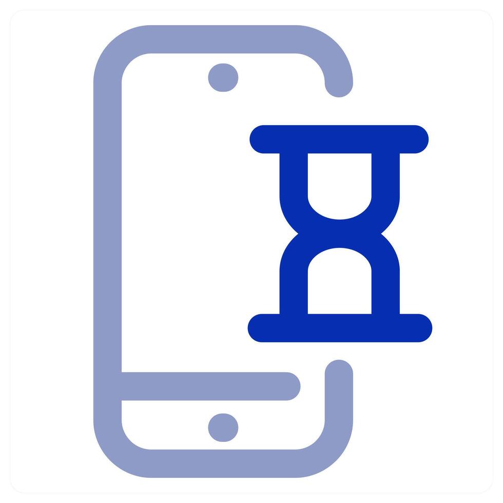 Mobile Time and phone vector