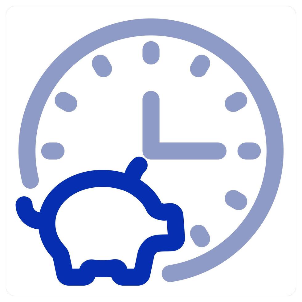Time Savings and clock icon vector