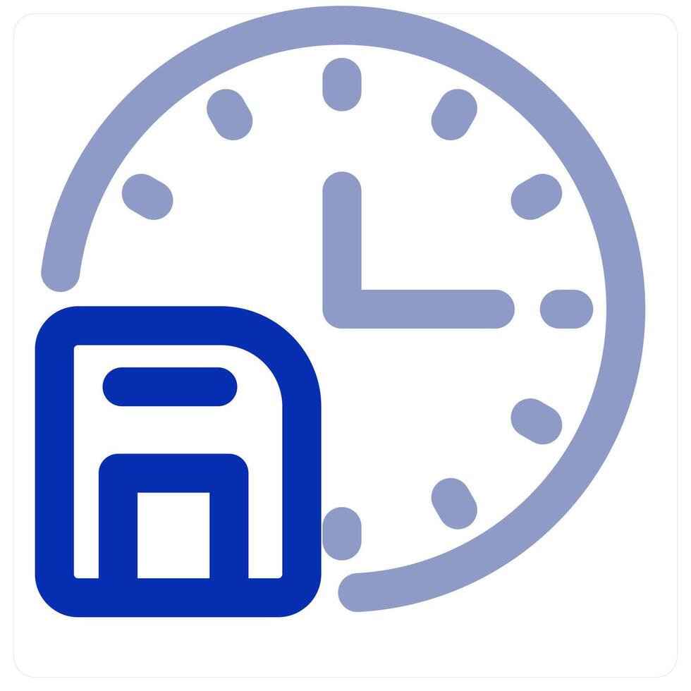 Time Drive and clock vector