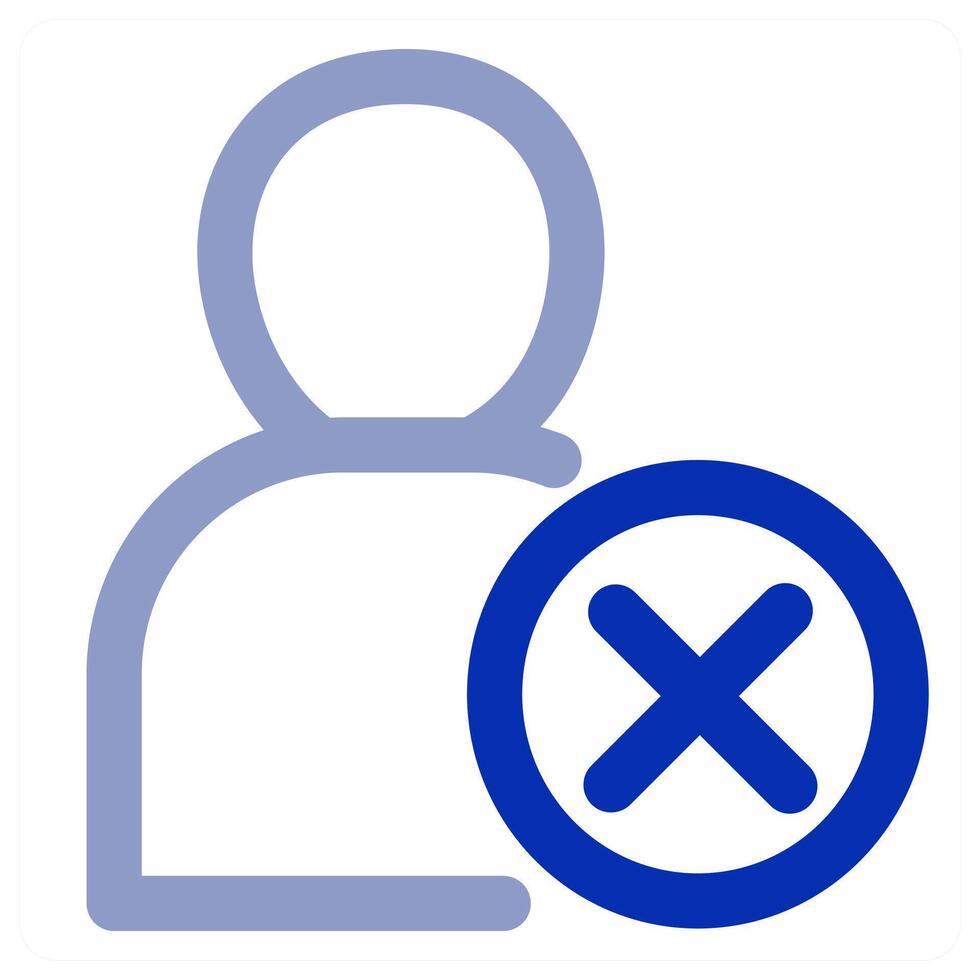 Remove User and profile icon vector