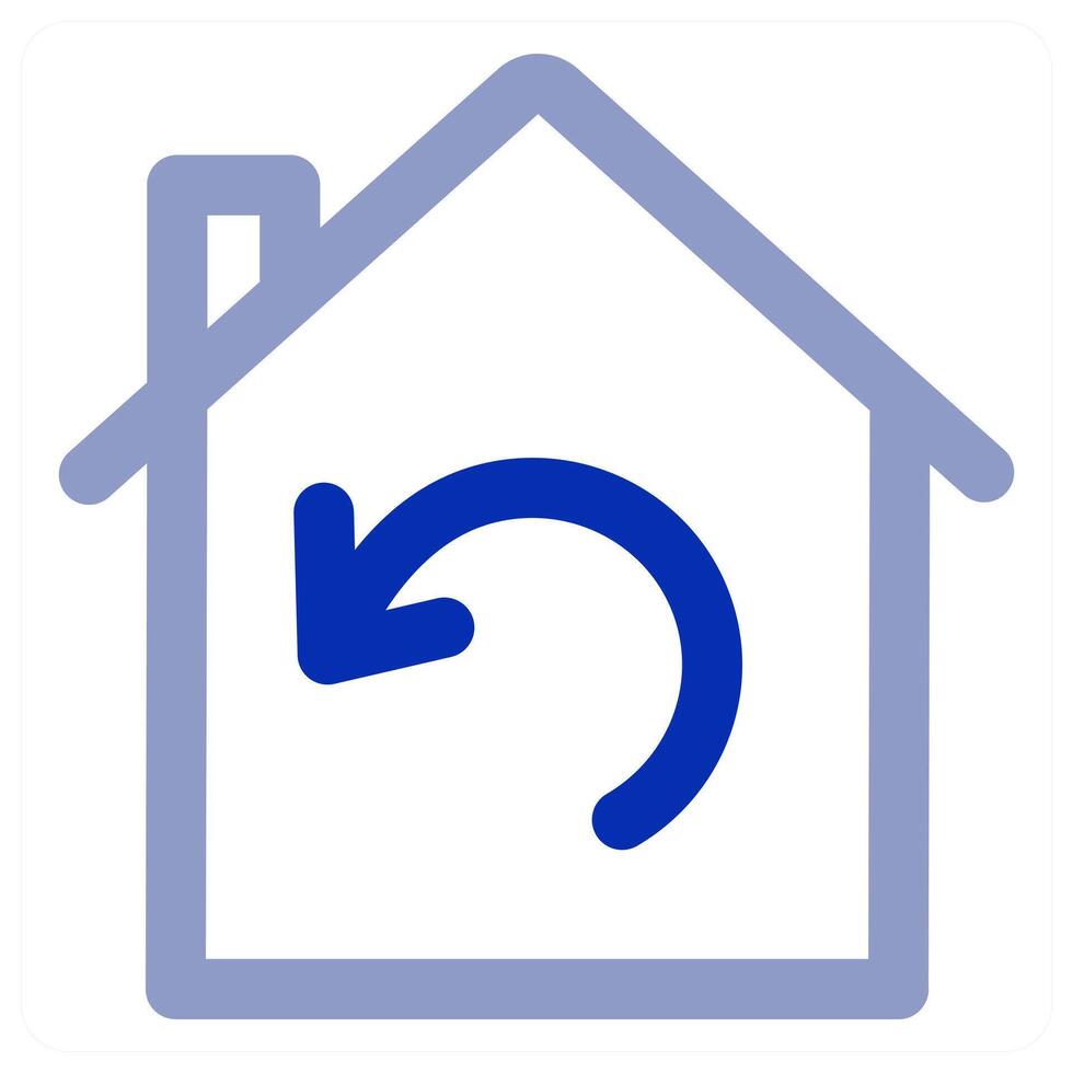Home Refresh and house icon vector