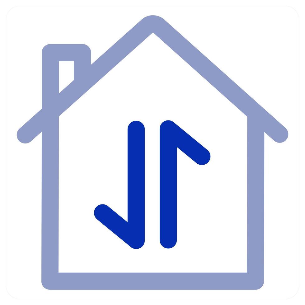 Home Sync and house icon vector