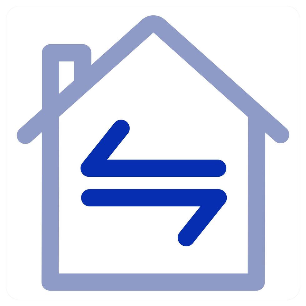 Home Sync and house icon concept vector