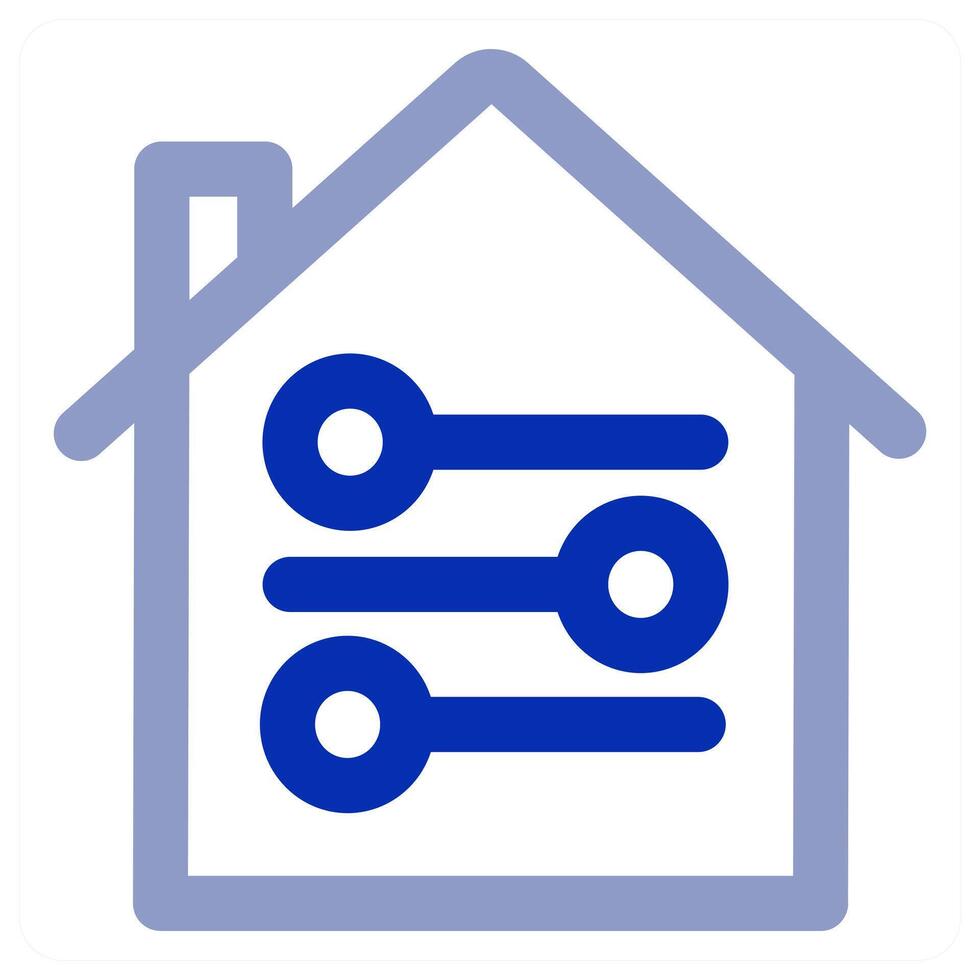 Home Equalizer and house vector