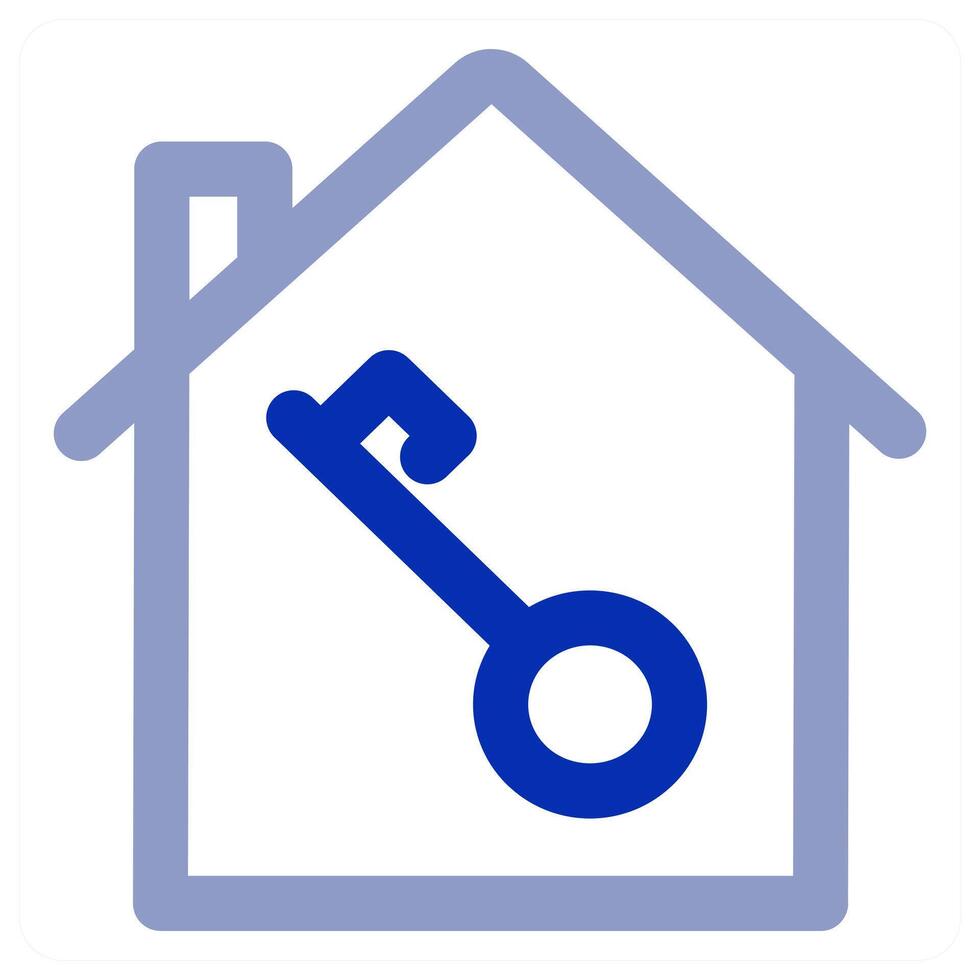 Home Key and house vector