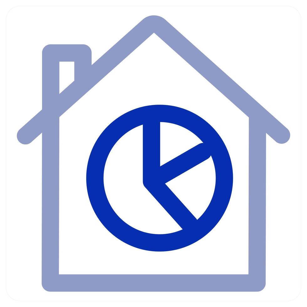 Home Statistics and house vector