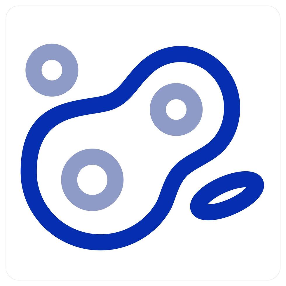 Amoeba and biology vector