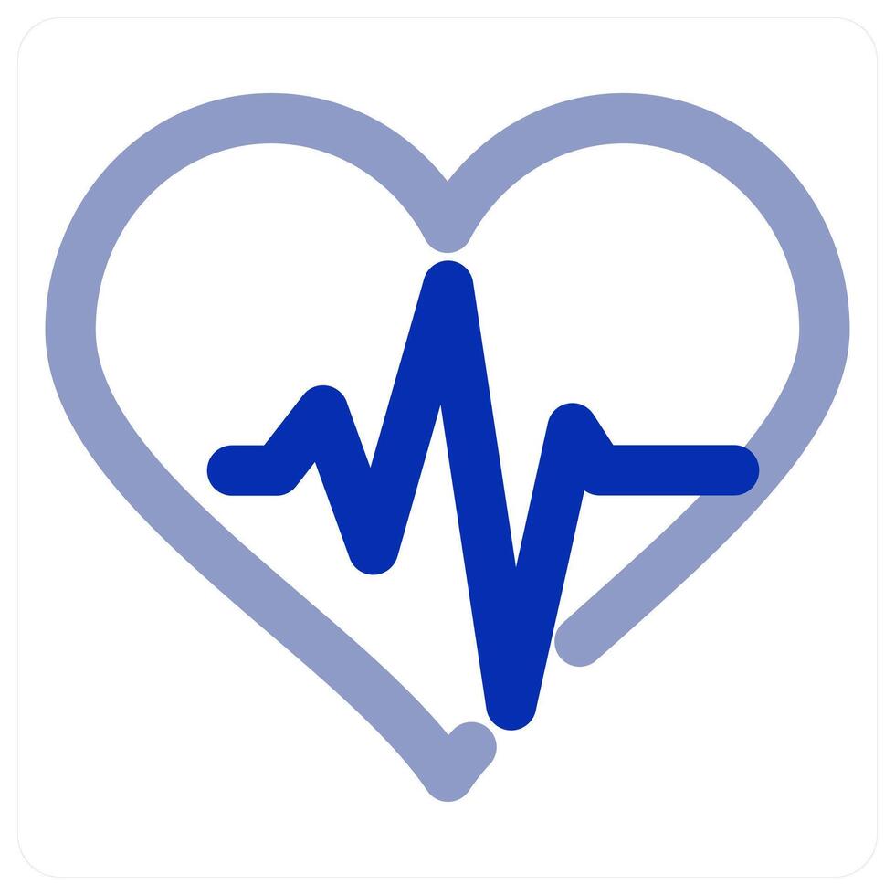 Heart Beat and pulse icon vector