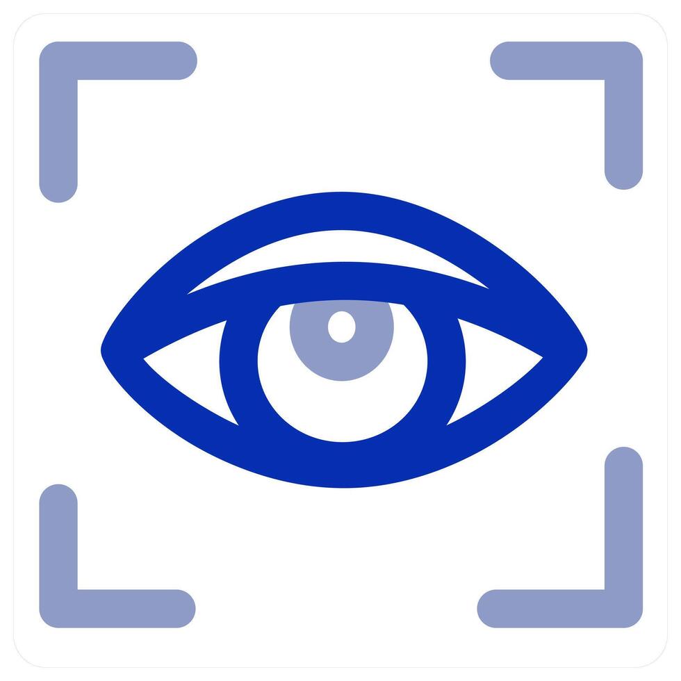 Vision and eye icon vector