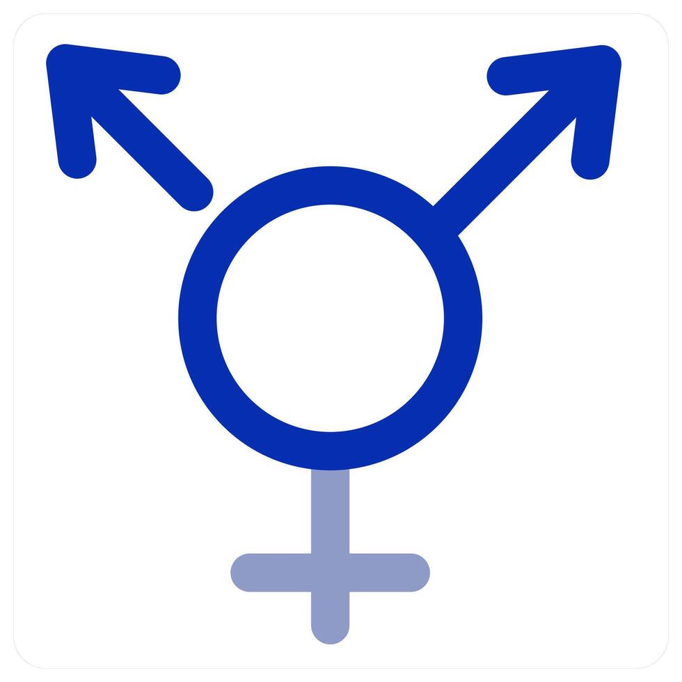 Gender and diversity icon concept vector