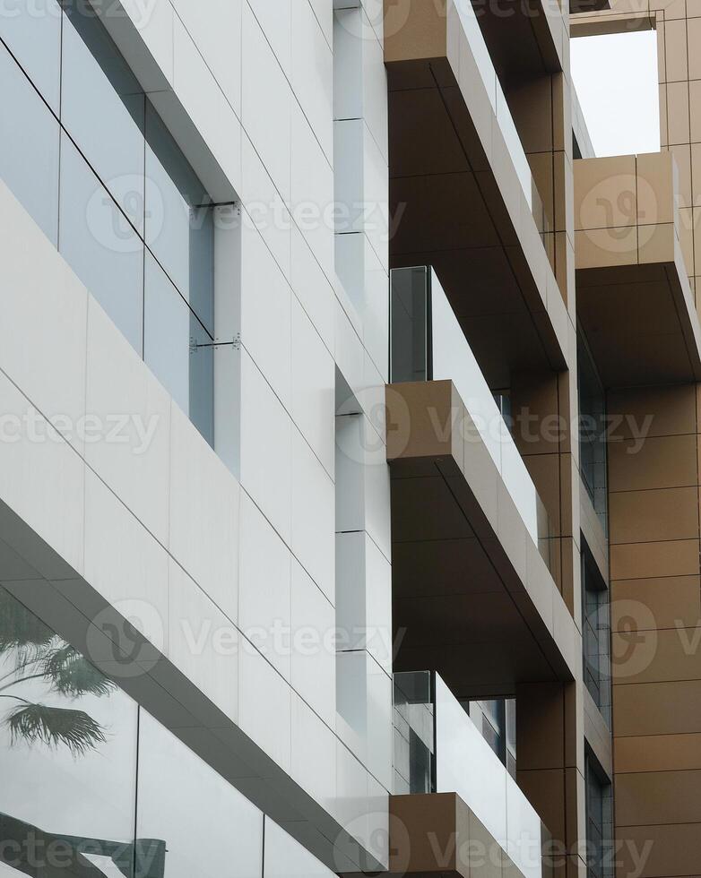 Geometric Facade of Modern Architecture photo