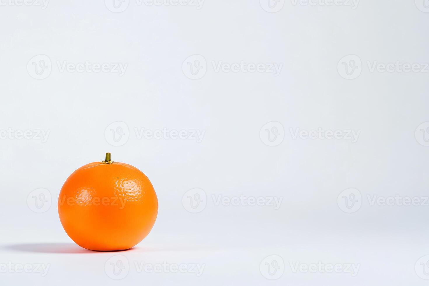 Tangerine isolated on white background. photo