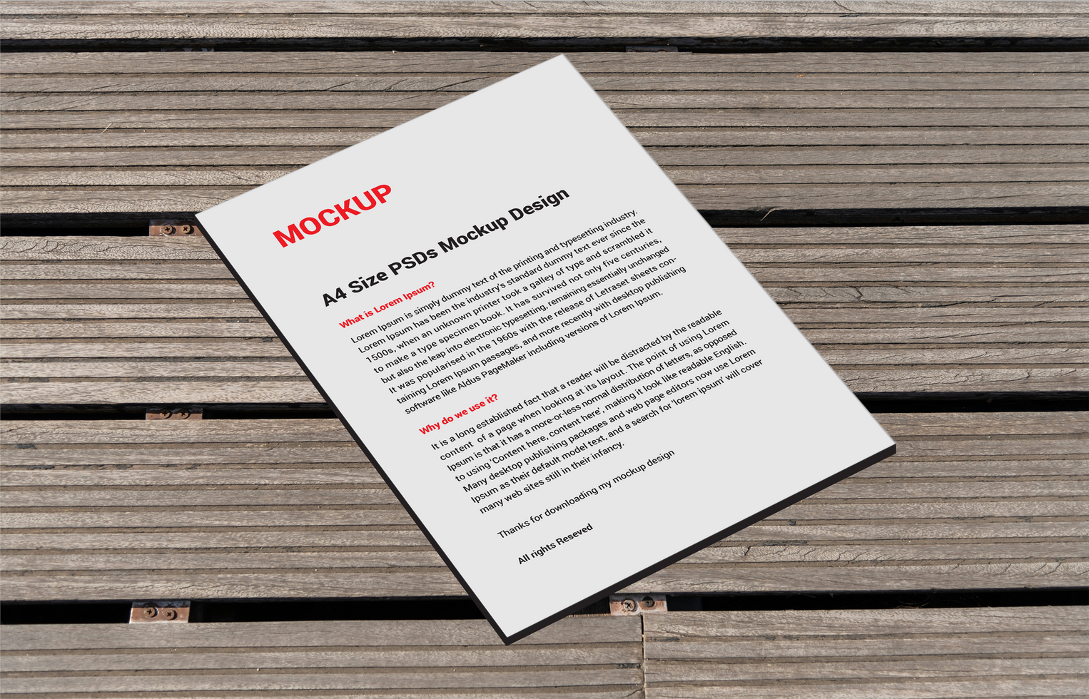Premium Latest Distinguished Menu poster pamphlet invoice Letterhead fax cover flyer Leaflets and Letters single side 3D Mockup with wooden background psd