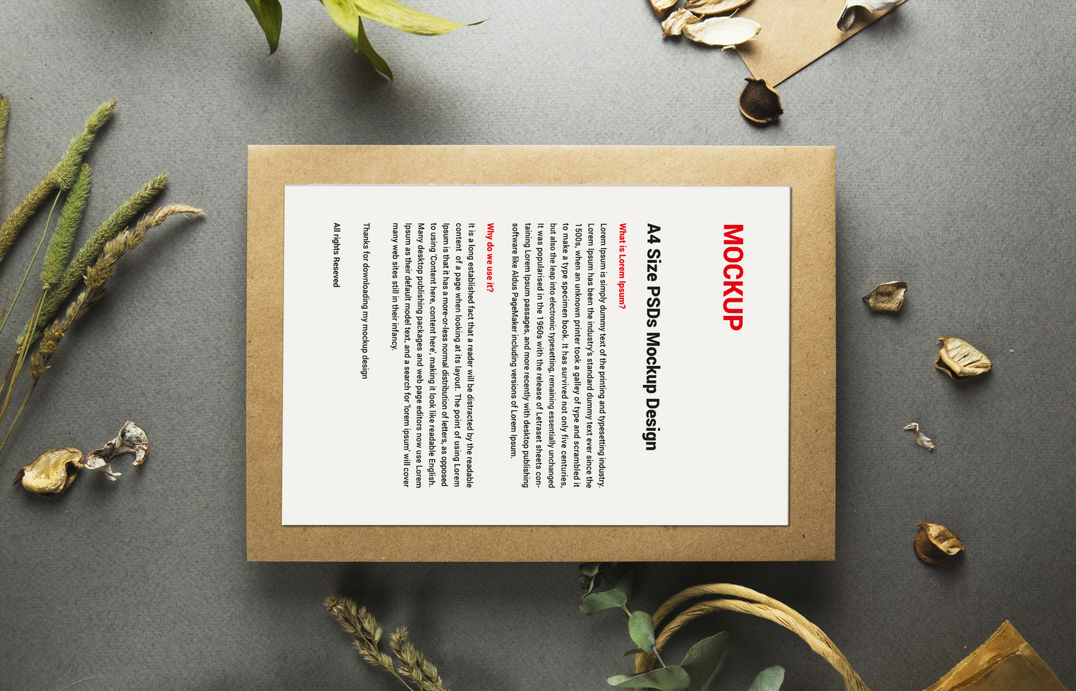 Premium Remarkable Menus posters pamphlets invoices Letterheads fax covers flyers Leaflets or Letters Mockup psd