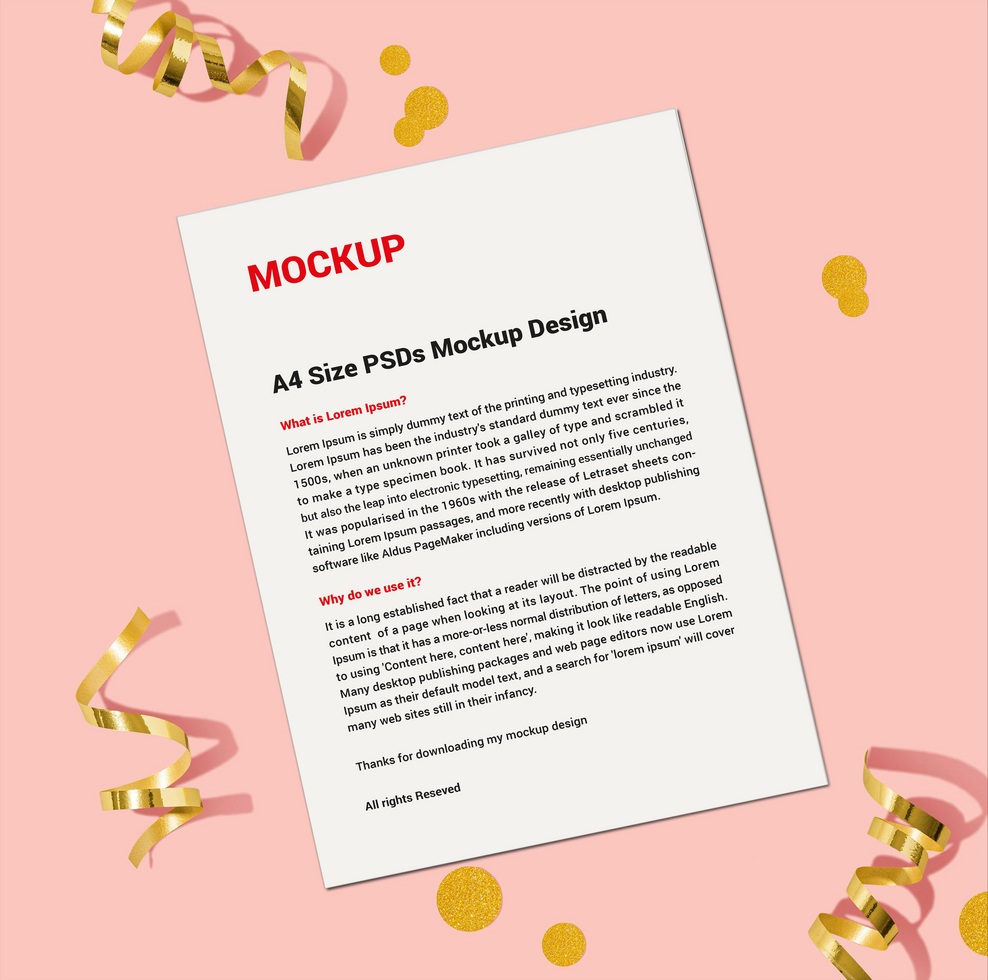 Premium Remarkable Menus posters pamphlets invoices Letterheads fax covers flyer Leaflet or Letter Mockup psd