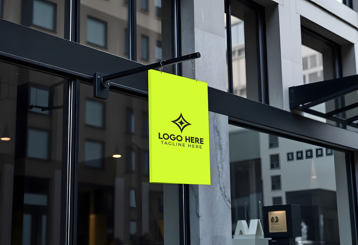 Outdoor Sign Mockup Design psd