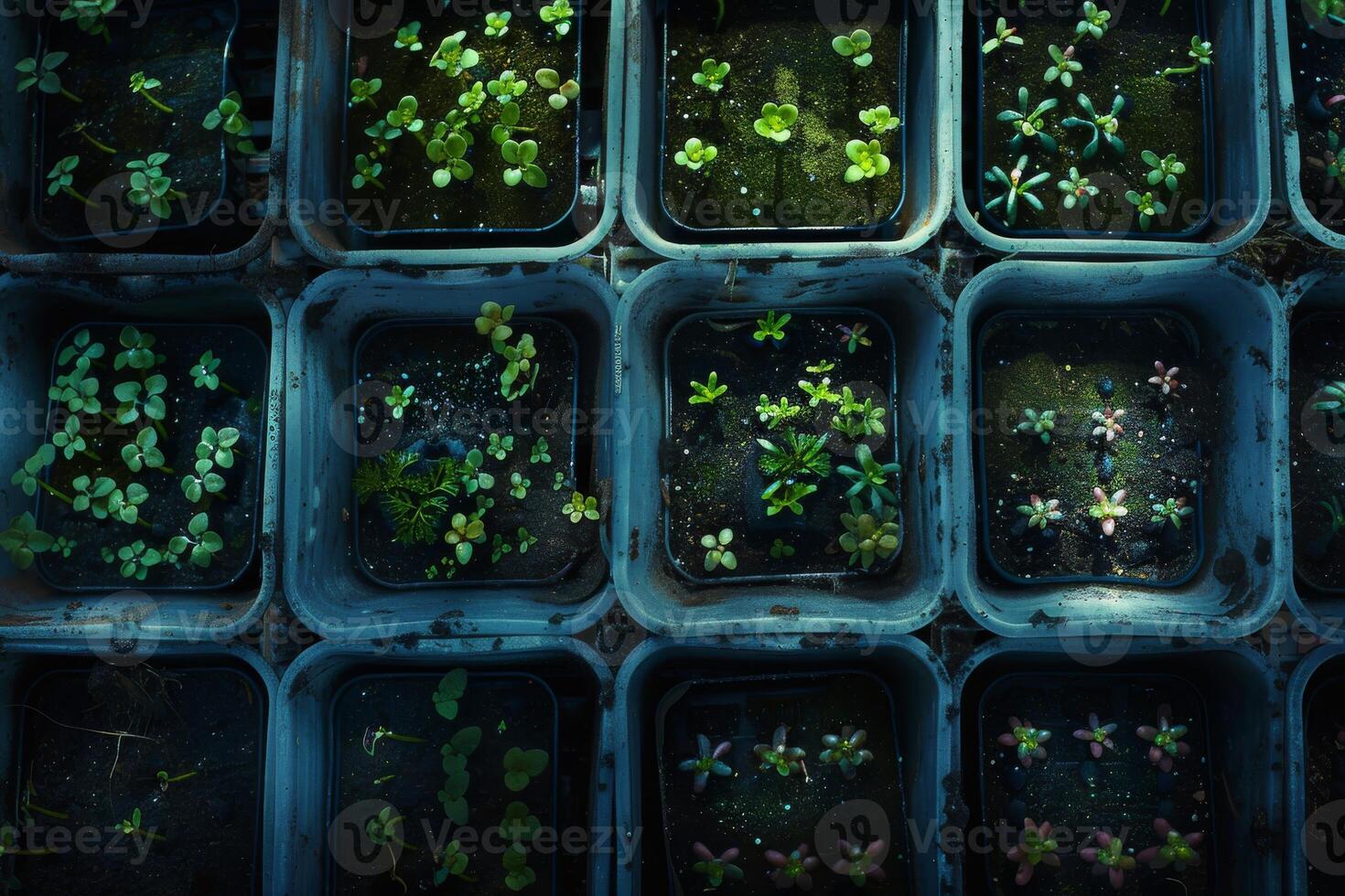 Germination In Progress. The Subtle Art Of Raising Seedlings. photo