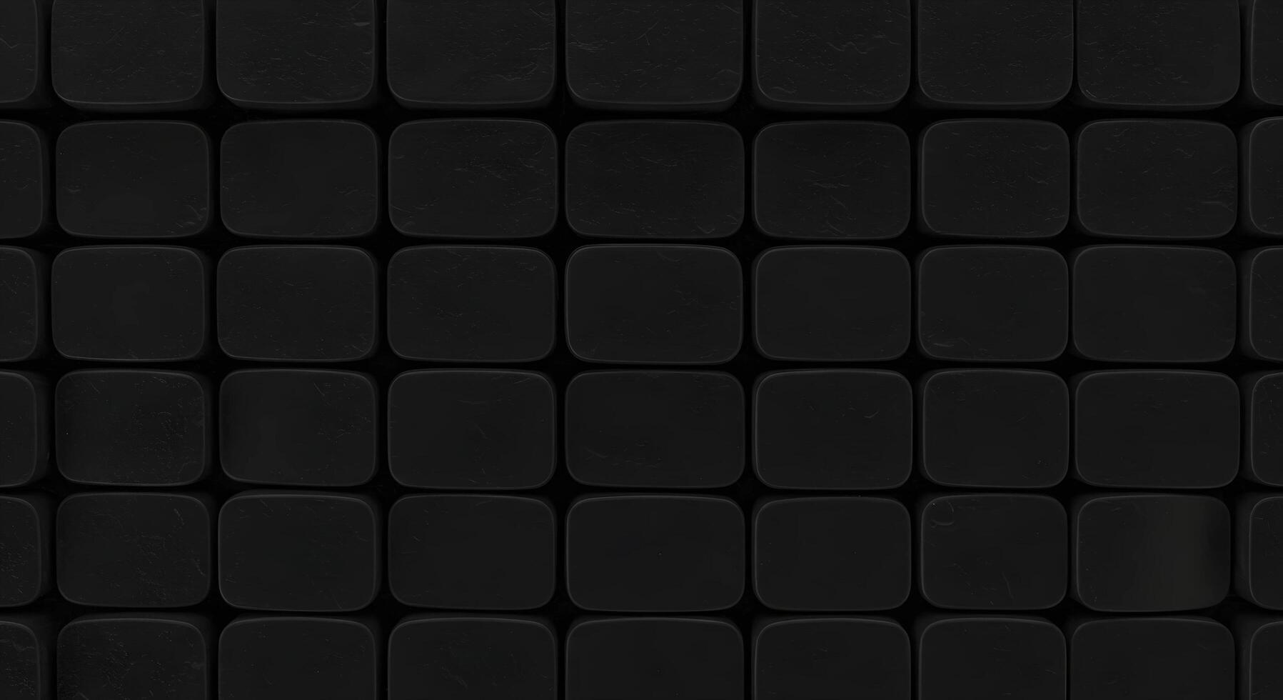 Seamless black rubber pad texture in a panoramic format, highlighting a grippy and non-slip surface ideal for various uses. photo