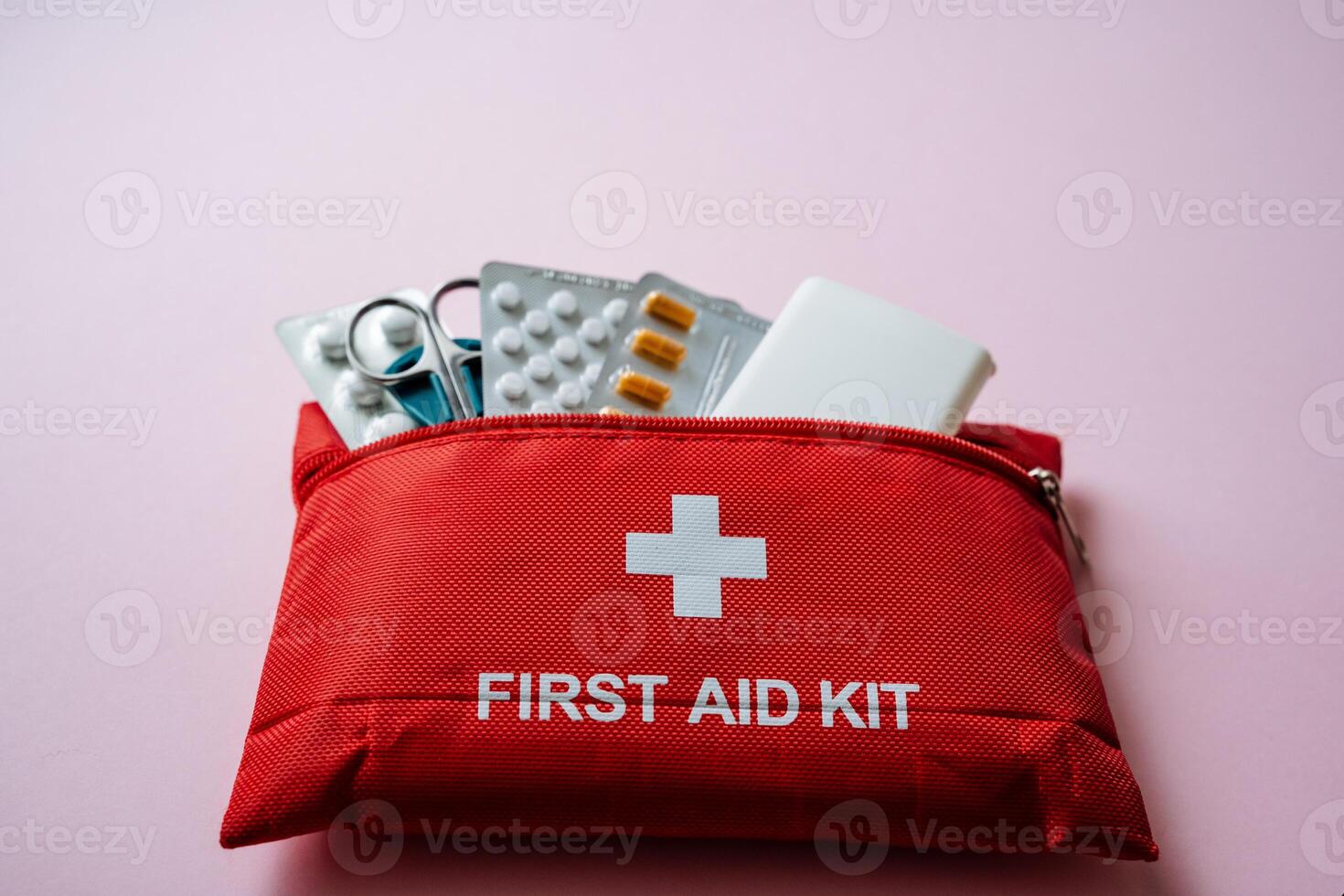 The Essential First Aid Kit for Home and Travel is a vital resource that includes a complete collection of supplies designed to handle emergencies efficiently, anytime you need it photo