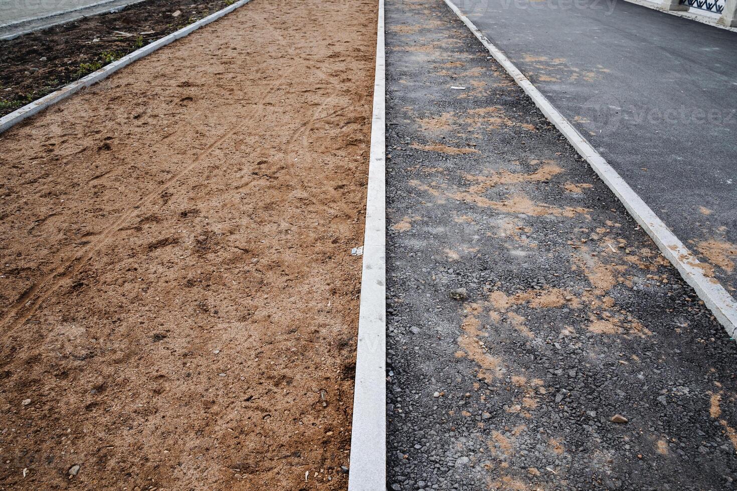 A rough dirt road and a smooth asphalt road vary significantly in their characteristics, each serving distinct purposes that cater to different travel and access requirements for users photo