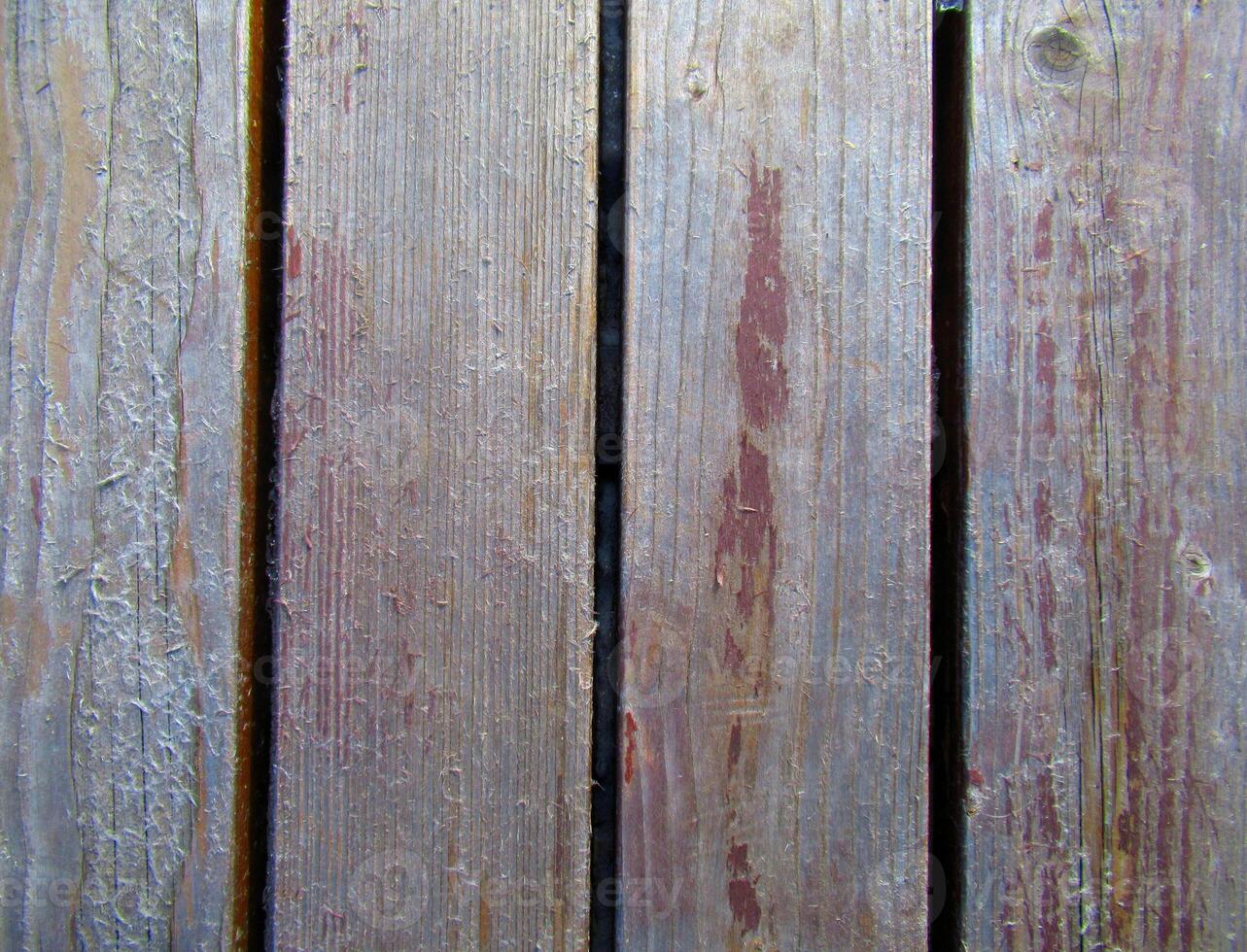 Wooden vertical boards. The structure of the wooden pattern photo