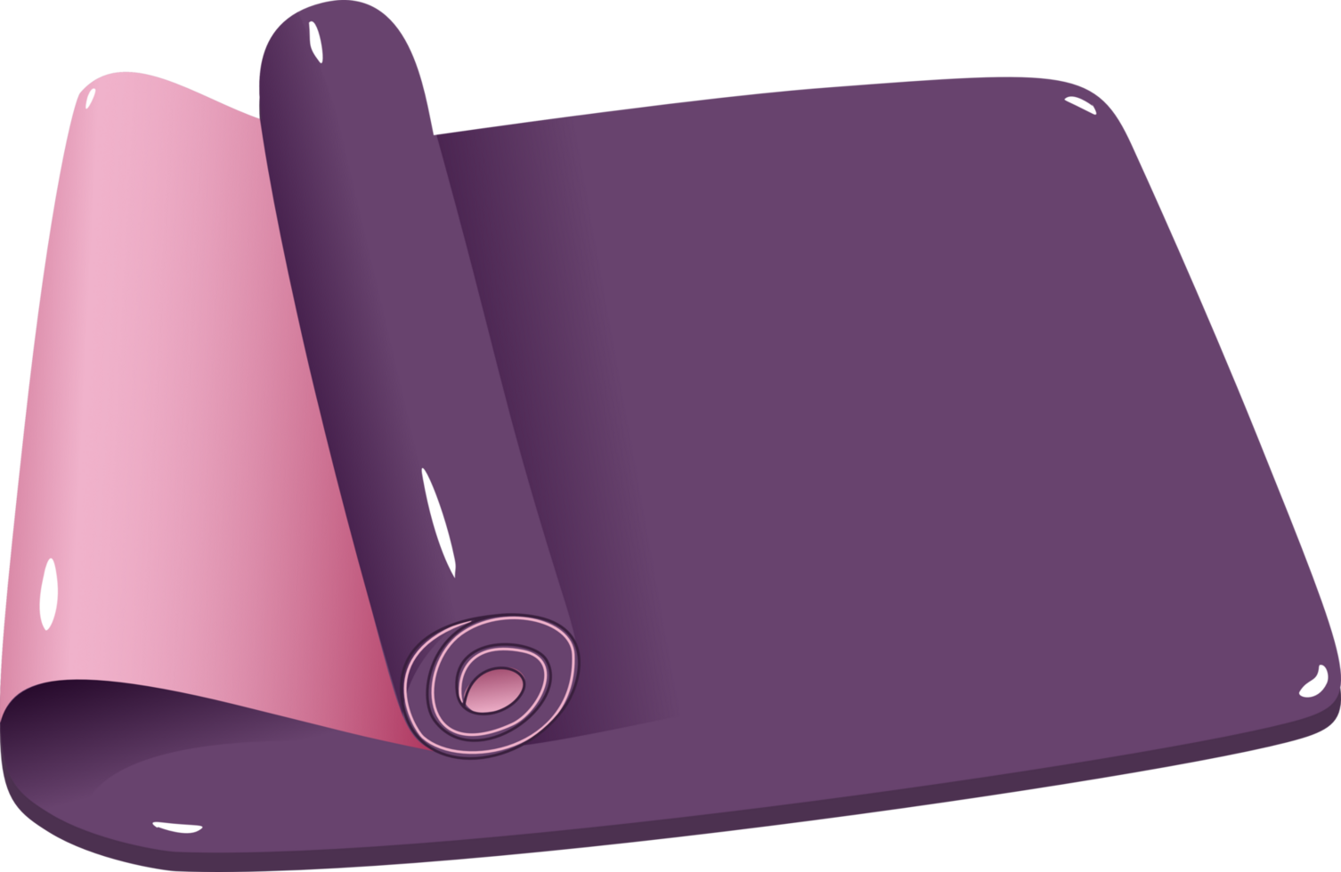 Yoga Mat Flat Design Illustration png