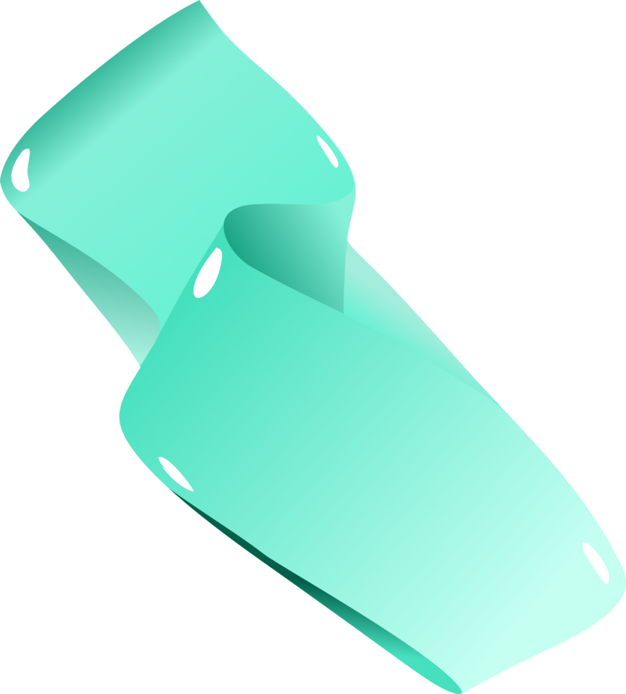 Minimalist Flat Illustration of Fitness Elastic Band Equipment for Exercise and Training png