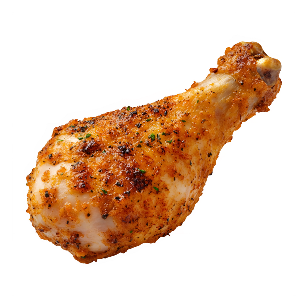 Delicious Grilled Chicken Drumstick Isolated png