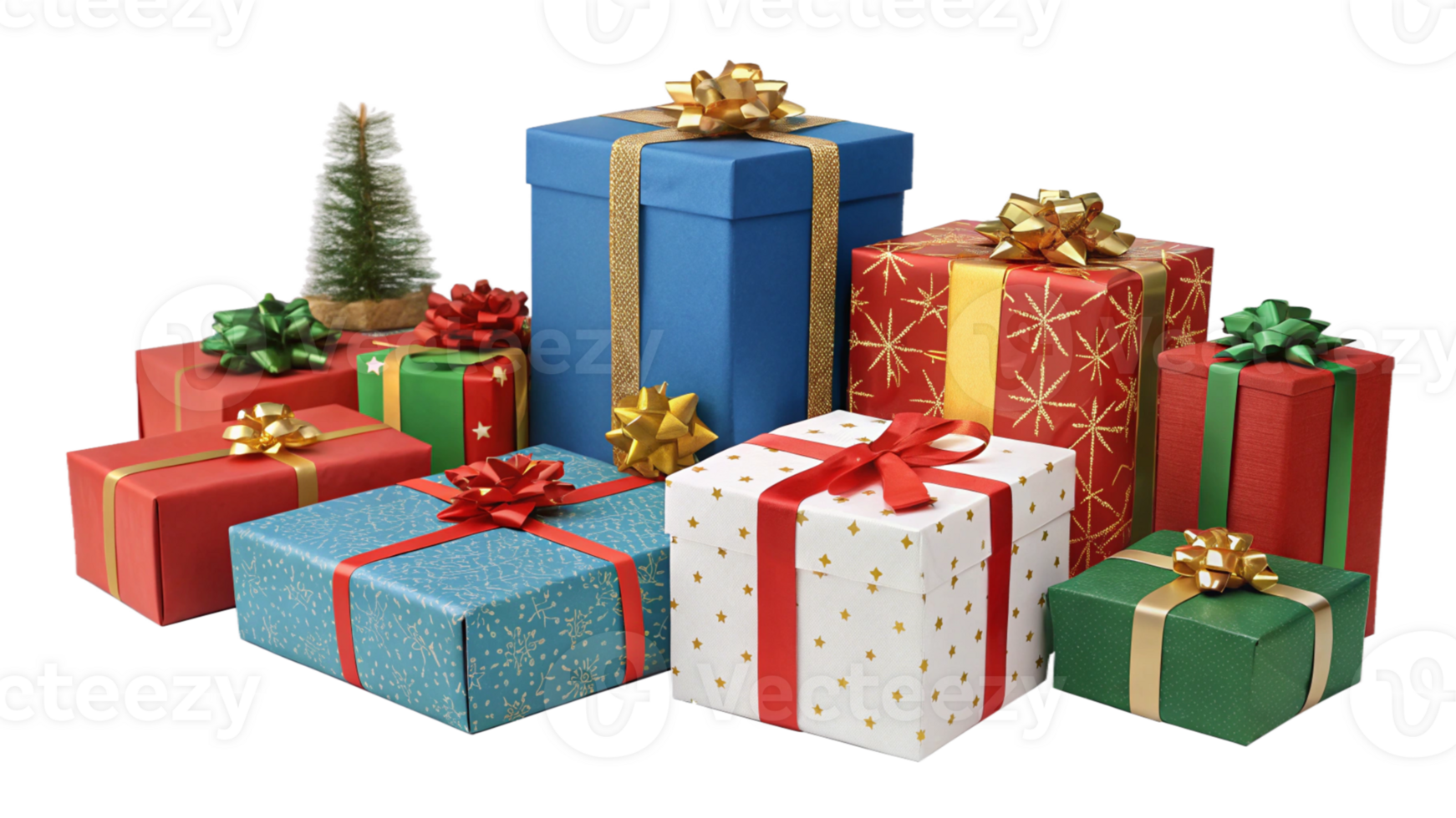 Wrapping Gift with Ribbon png